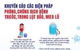 Năm loại dịch bệnh có nguy cơ bùng phát sau mưa lũ, Bộ Y tế khuyến cáo cách phòng