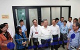Tổng Bí thư Tô Lâm tiếp xúc cử tri Hà Nội, kiểm tra điểm phục vụ hành chính công phường Đống Đa