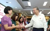 Tổng Bí thư Tô Lâm tiếp xúc cử tri Hà Nội, kiểm tra điểm phục vụ hành chính công phường Đống Đa