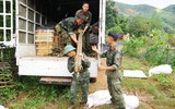 Bộ Chỉ huy Quân sự Điện Biên xuyên đêm tìm kiếm cứu nạn, hỗ trợ nhân dân vùng mưa lũ