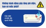 Những thói quen lãng phí điện của người dùng