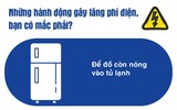 Những thói quen lãng phí điện của người dùng
