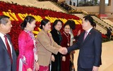 Hình ảnh lãnh đạo Đảng, Nhà nước tại phiên khai mạc Đại hội Đảng XIII