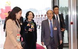 Hình ảnh lãnh đạo Đảng, Nhà nước tại phiên khai mạc Đại hội Đảng XIII