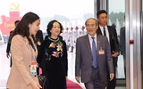 Hình ảnh lãnh đạo Đảng, Nhà nước tại phiên khai mạc Đại hội Đảng XIII
