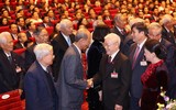 Hình ảnh lãnh đạo Đảng, Nhà nước tại phiên khai mạc Đại hội Đảng XIII