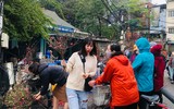 [Ảnh] 29 Tết nắng đẹp, chợ chật như nêm