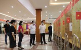 [Ảnh] ĐHQG Hà Nội lên phương án đảm bảo an toàn cho 900 sinh viên tham gia bầu cử
