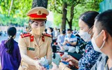 Những hình ảnh cảm động trong ngày đầu thi tốt nghiệp THPT 