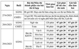 Môn thi tốt nghiệp THPT 2023 đầu tiên: Thí sinh đến trường sớm vì mất ngủ