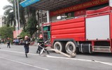 Toàn cảnh diễn tập phương án giải cứu nạn nhân vụ cháy nổ trong trường học