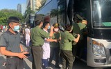 Hình ảnh đẹp tại lễ xuất quân chi viện Bắc Giang của y tế Công an nhân dân
