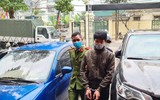 Hình ảnh đối tượng dùng dao cứa cổ lái xe taxi cướp 500.000 đồng