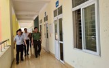 Kiểm tra công tác bảo vệ thi trước giờ G tại các điểm thi ngoại thành