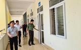 Kiểm tra công tác bảo vệ thi trước giờ G tại các điểm thi ngoại thành