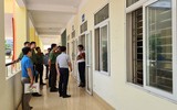Kiểm tra công tác bảo vệ thi trước giờ G tại các điểm thi ngoại thành