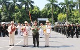 Hình ảnh đẹp tại lễ công bố quyết định thành lập Trung đoàn Cảnh sát Cơ động dự bị chiến đấu Công an thành phố Hà Nội
