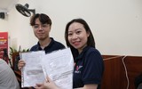 Những công dân đầu tiên thu nhận hồ sơ cấp Thẻ căn cước