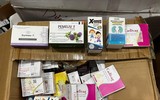 Cận cảnh hàng trăm loại thực phẩm chức năng giả vừa bị phát hiện