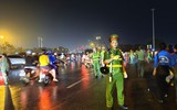 Hình ảnh đẹp lực lượng Công an phường Từ Liêm bảo đảm an ninh sự kiện lễ sơ duyệt sự kiện A80