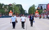 Hình ảnh ấn tượng của lực lượng Cảnh vệ trong lễ sơ duyệt sự kiện A80