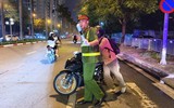 Sẵn sàng vào chốt trước giờ phương tiện, khí tài di chuyển về khu vực Tổng duyệt A80