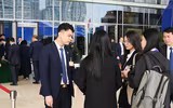 Hình ảnh lực lượng Cảnh vệ tham gia bảo vệ Lễ mở ký Công ước của Liên hợp quốc về phòng chống tội phạm mạng