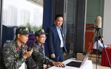 Hình ảnh lực lượng Cảnh vệ tham gia bảo vệ Lễ mở ký Công ước của Liên hợp quốc về phòng chống tội phạm mạng