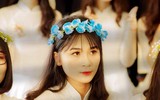 Nhan sắc nữ sinh trường Y thi 