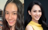 Bất ngờ với nhan sắc thí sinh “Hoa hậu Việt Nam 2020” sau khi trang điểm 