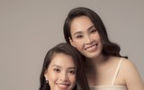 Tiểu Vy lưu lại hình ảnh tuổi thanh xuân cùng mẹ