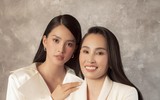 Tiểu Vy lưu lại hình ảnh tuổi thanh xuân cùng mẹ