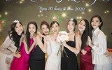 Những hình ảnh hiếm hoi về đám cưới của Á hậu Tường San