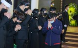 Những hình ảnh nghẹn ngào tại lễ tang nhạc sĩ Phú Quang 