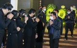 Những hình ảnh nghẹn ngào tại lễ tang nhạc sĩ Phú Quang 