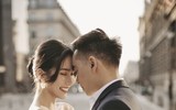 Á hậu Phương Anh tung ảnh cưới chụp tại tháp Eiffel