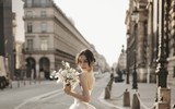 Á hậu Phương Anh tung ảnh cưới chụp tại tháp Eiffel