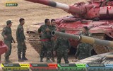 [ẢNH] Đội xe tăng Việt Nam về đích đầu tiên trong chung kết Tank Biathlon
