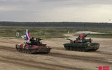 [ẢNH] ‘Chiến tăng đỏ’ của đội Nga xuất sắc nhưng lại thiếu thuyết phục ở Tank Biathlon