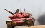 [ẢNH] ‘Chiến tăng đỏ’ của đội Nga xuất sắc nhưng lại thiếu thuyết phục ở Tank Biathlon