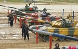 [ẢNH] ‘Chiến tăng đỏ’ của đội Nga xuất sắc nhưng lại thiếu thuyết phục ở Tank Biathlon