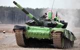 [ẢNH] ‘Chiến tăng đỏ’ của đội Nga xuất sắc nhưng lại thiếu thuyết phục ở Tank Biathlon