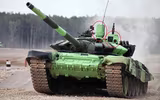 [ẢNH] ‘Chiến tăng đỏ’ của đội Nga xuất sắc nhưng lại thiếu thuyết phục ở Tank Biathlon