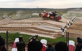 [ẢNH] ‘Chiến tăng đỏ’ của đội Nga xuất sắc nhưng lại thiếu thuyết phục ở Tank Biathlon