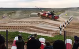 [ẢNH] ‘Chiến tăng đỏ’ của đội Nga xuất sắc nhưng lại thiếu thuyết phục ở Tank Biathlon
