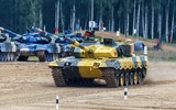 [ẢNH] Dù cố hết sức song xe tăng quốc bảo Trung Quốc vẫn thua Nga tại Tank Biathlon