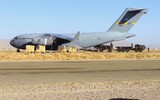 [ẢNH] Vận tải cơ khổng lồ C-17 Mỹ mài bụng tóe lửa tại Afghanistan