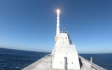 [ẢNH] Tìm hiểu loại tên lửa nguy hiểm Mỹ vừa bắn từ chiến hạm siêu dị USS Zumwalt 