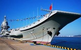 [ẢNH] Đề phòng tàu sân bay trục trặc, Trung Quốc phải mang thêm tàu kéo hỗ trợ