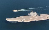 [ẢNH] Đề phòng tàu sân bay trục trặc, Trung Quốc phải mang thêm tàu kéo hỗ trợ